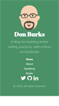Mobile Screenshot of donburks.com